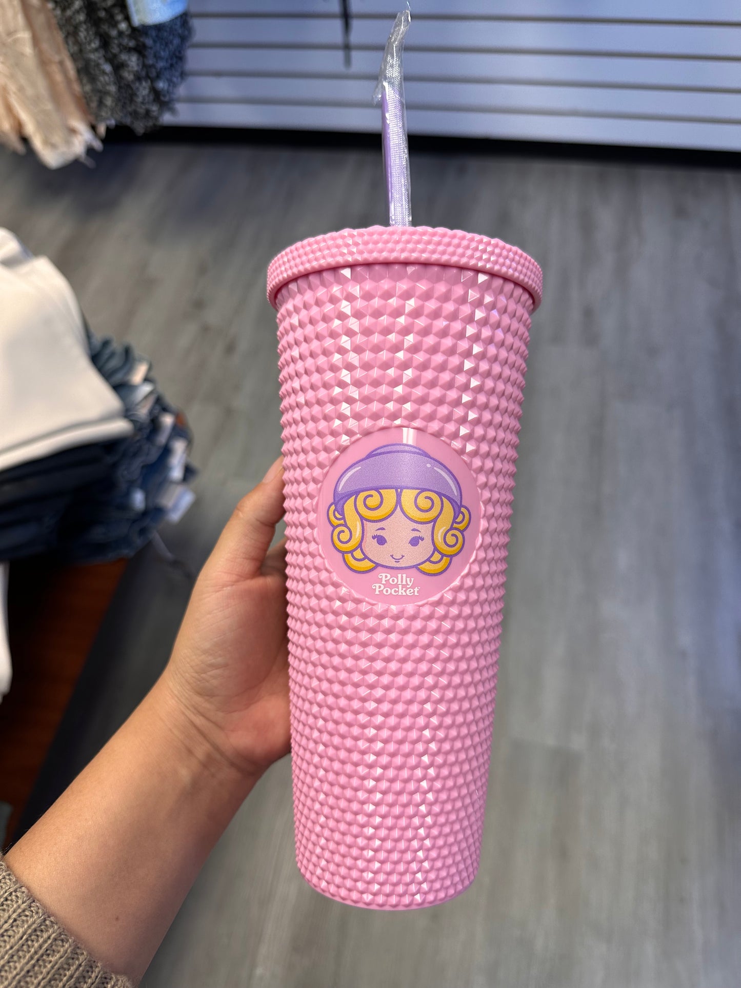Polly Pocket Pink Tall Tumbler