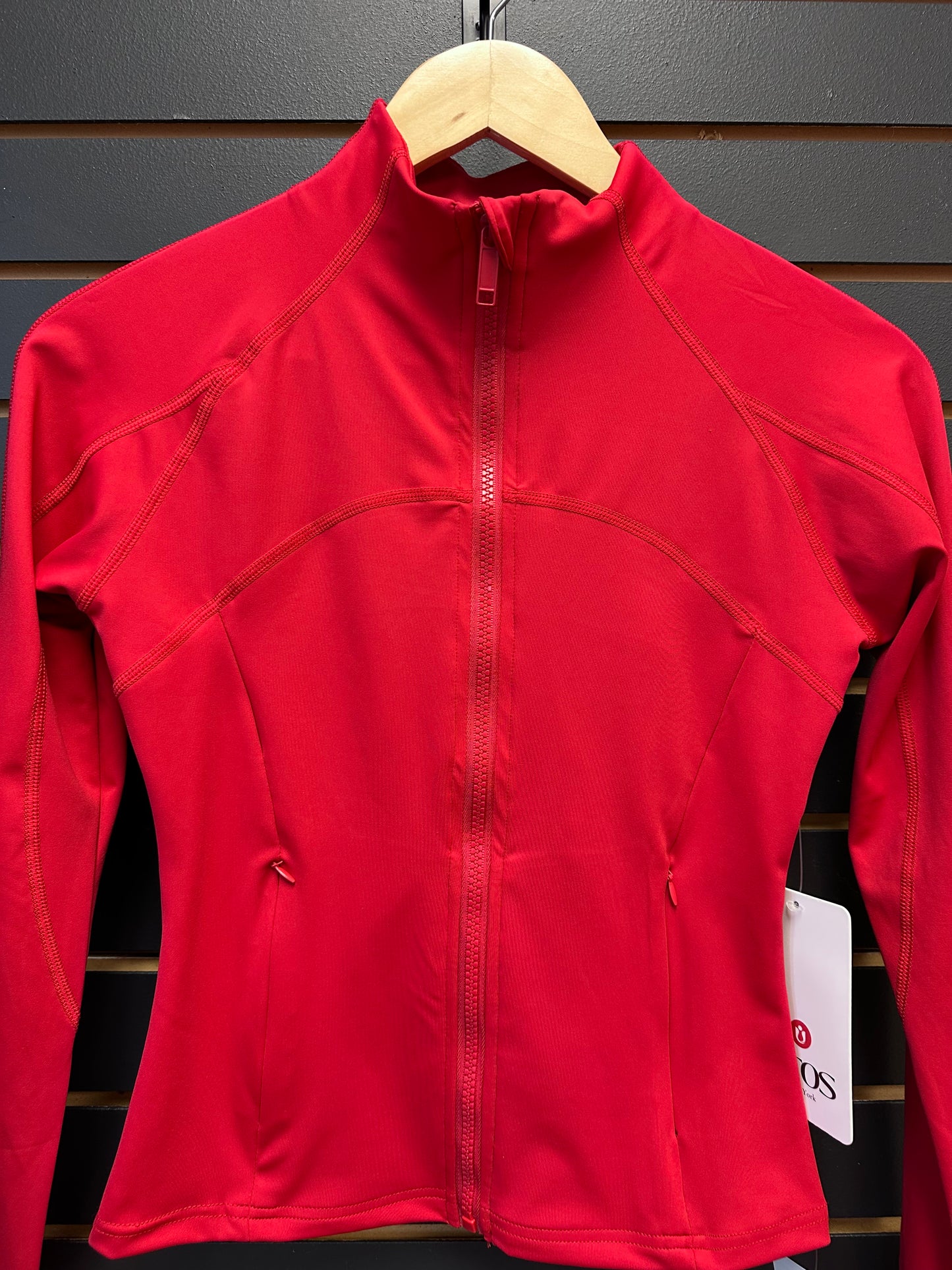 Red Full Zip Jacket