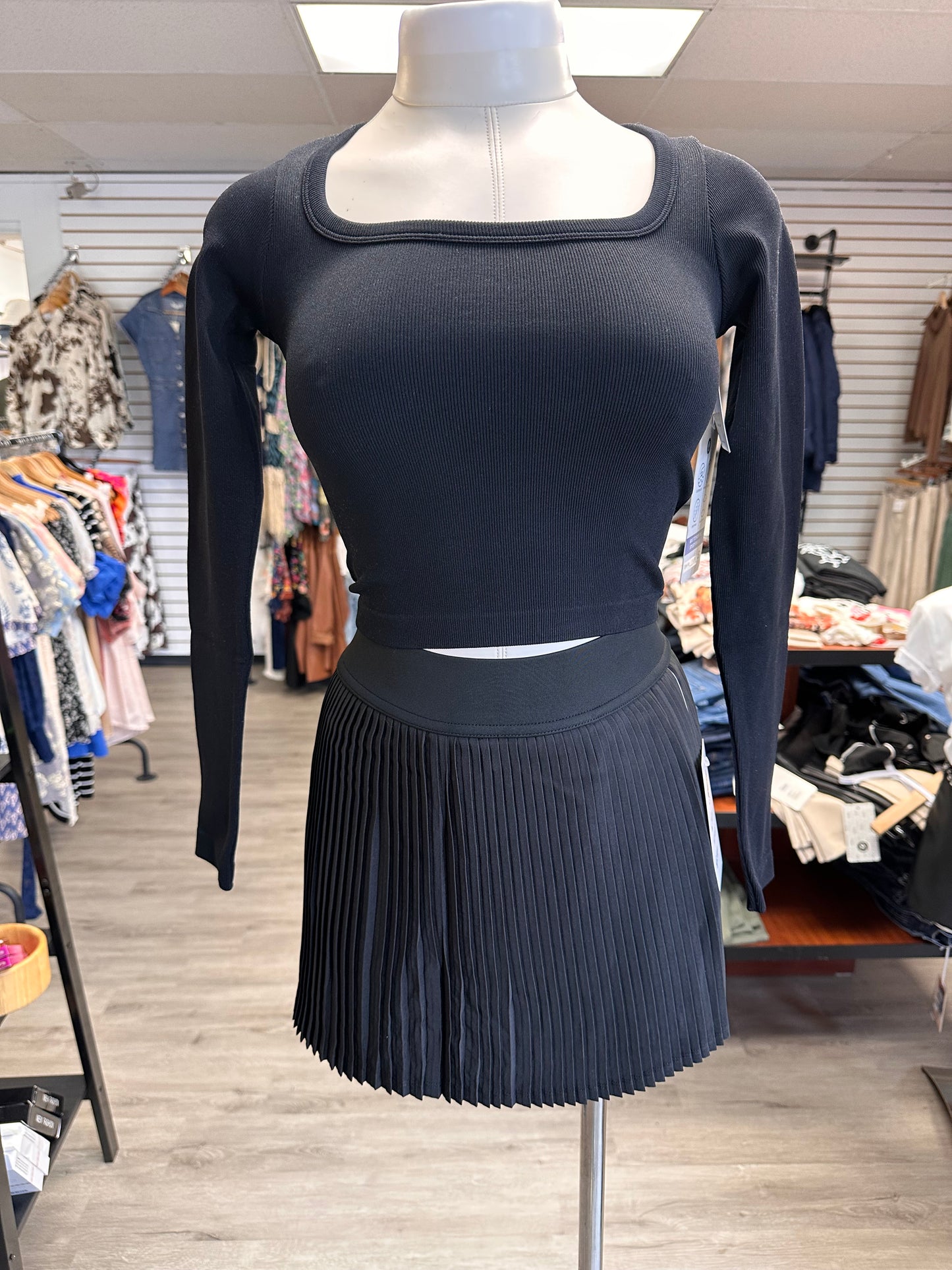 Pleated Tennis Skirt w/ Shorts