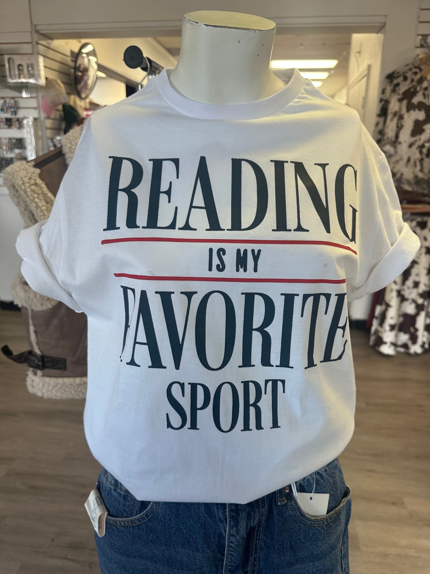Reading is my Favorite Sport T Shirt