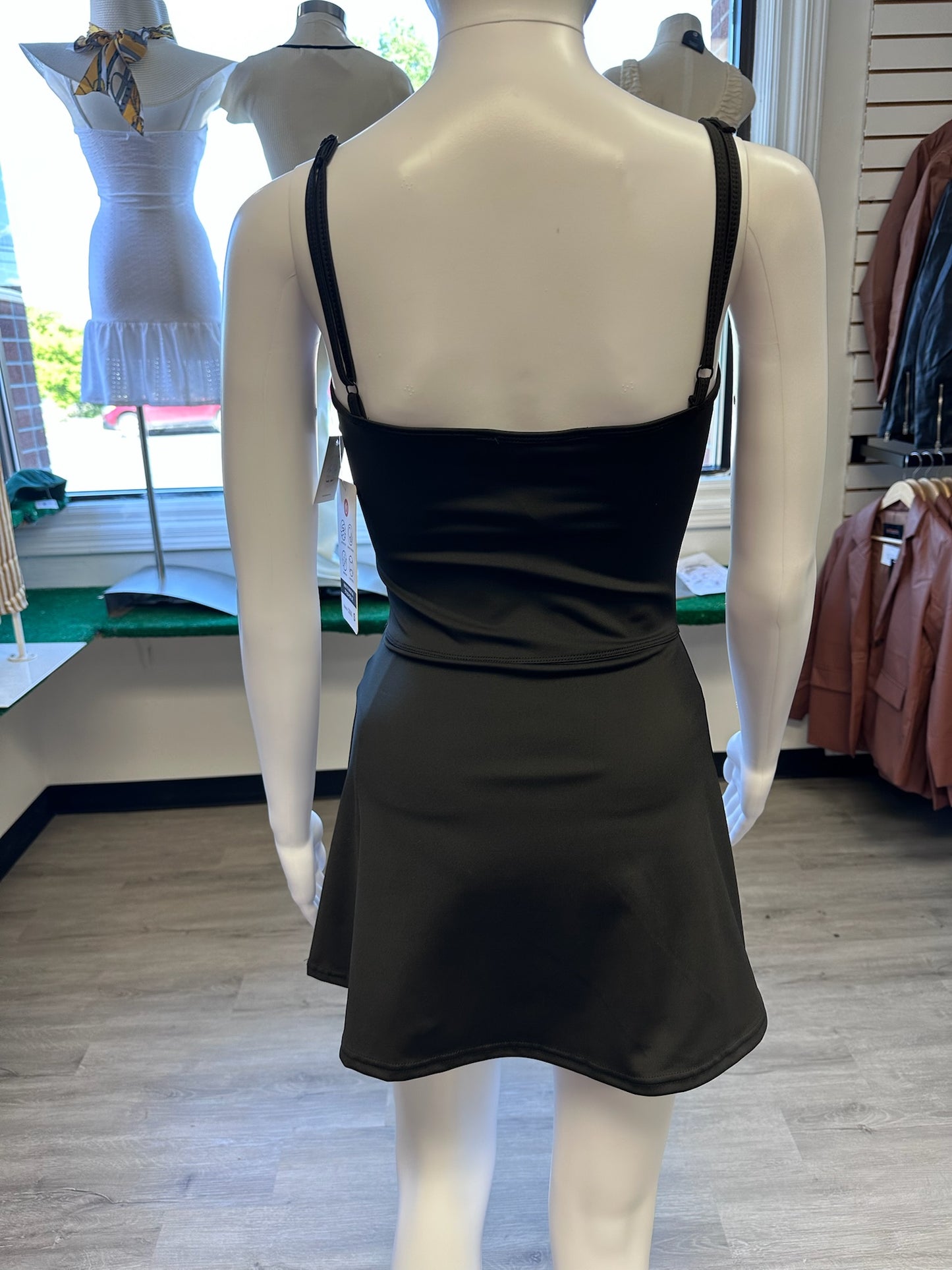 Black Athletic Tennis Dress