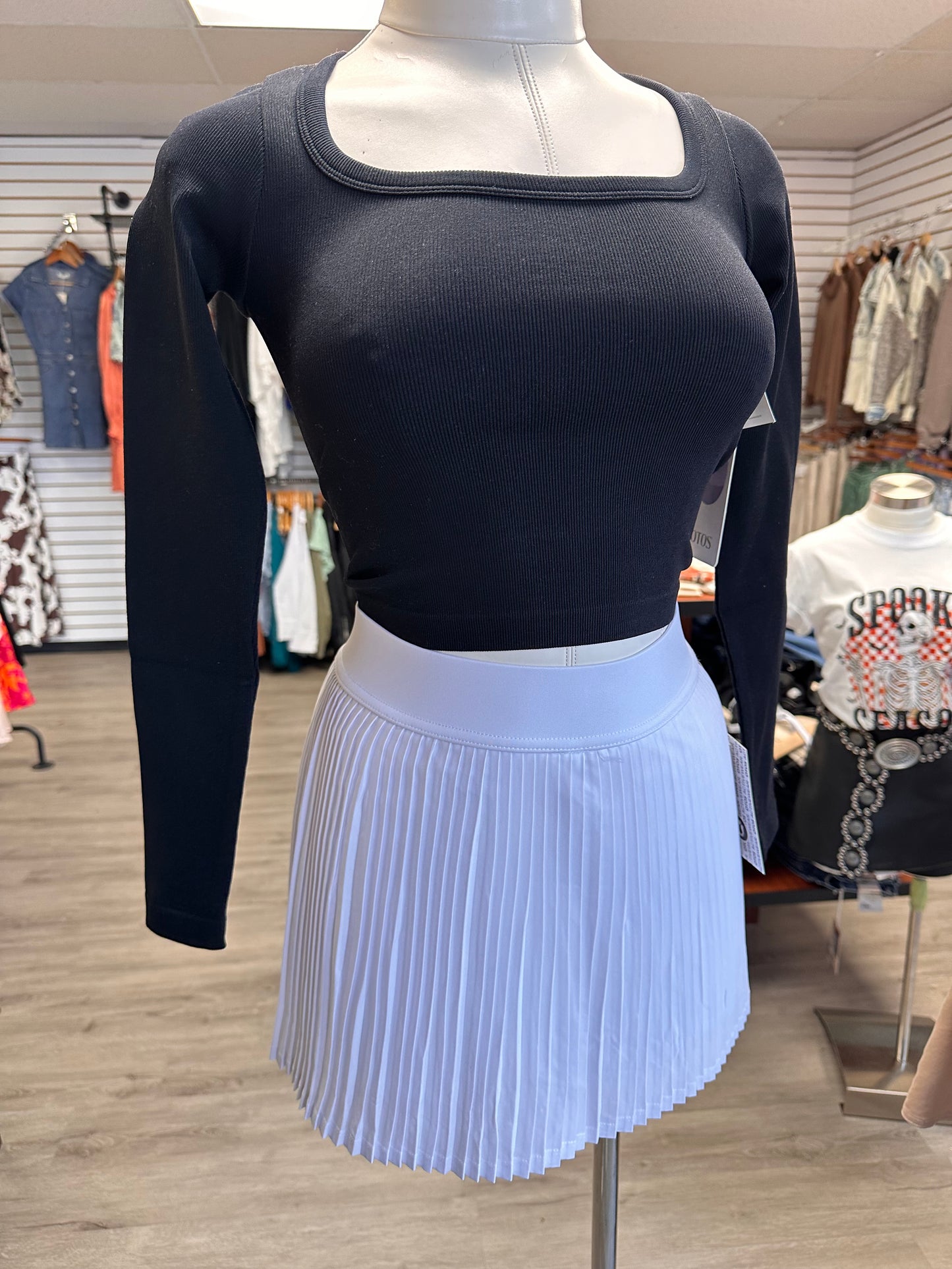 Pleated Tennis Skirt w/ Shorts
