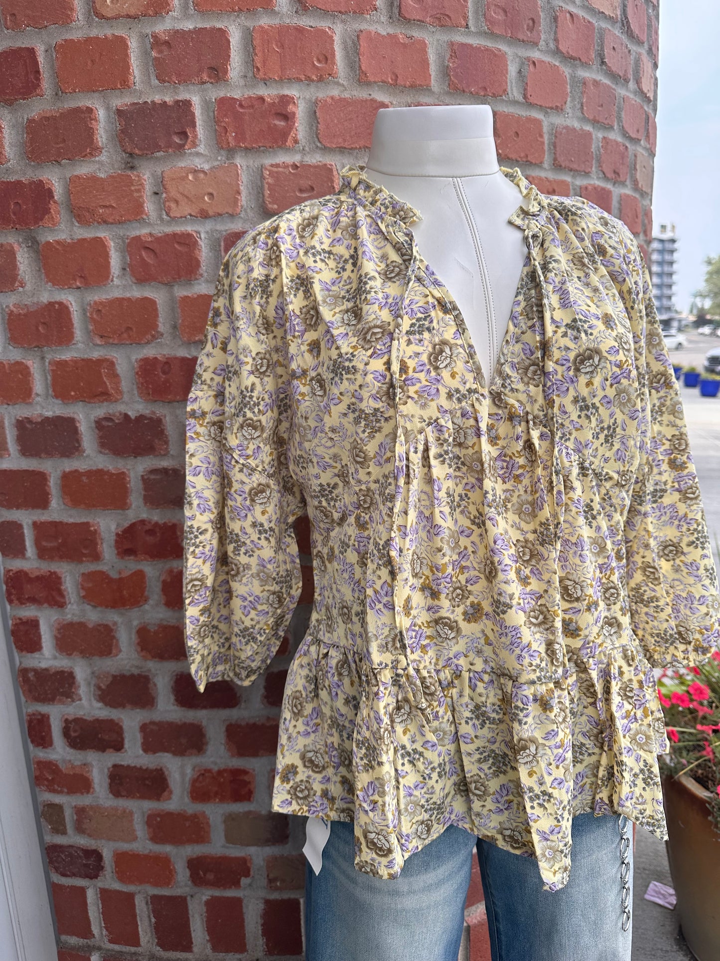 Floral Boho Blouse