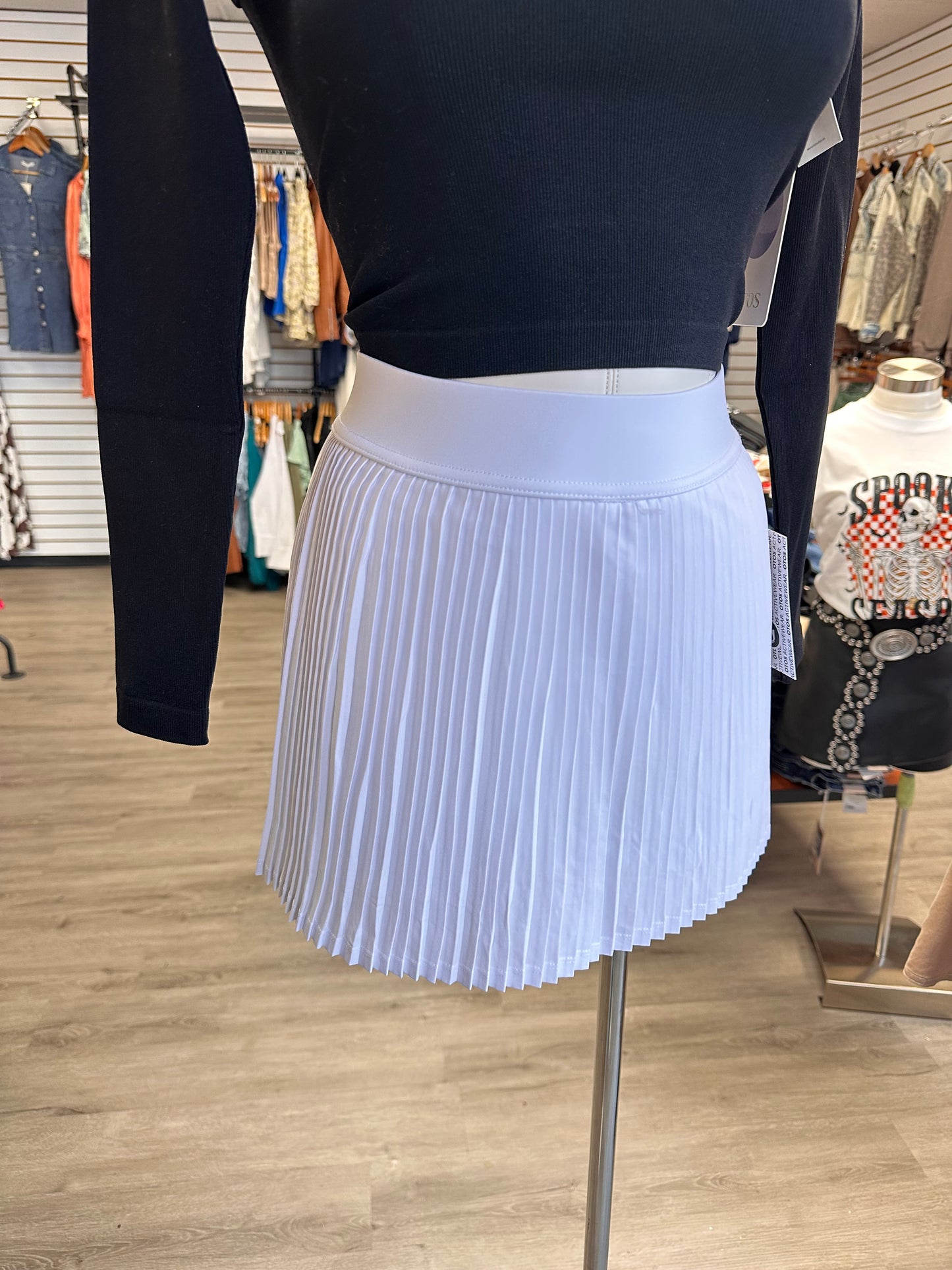 Pleated Tennis Skirt w/ Shorts
