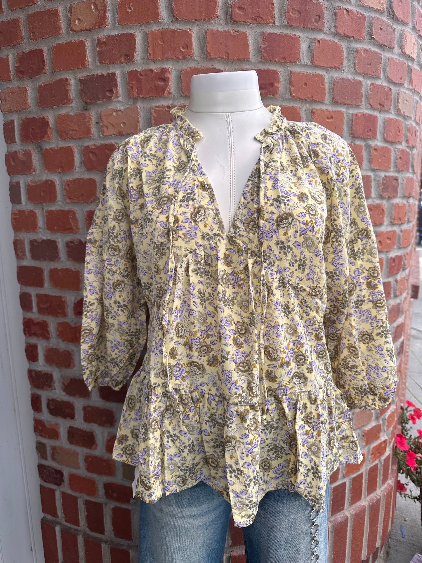 Floral Boho Blouse