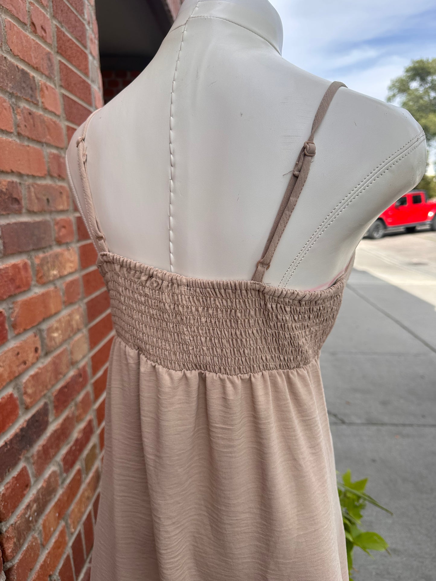 Beige Maxi Dress