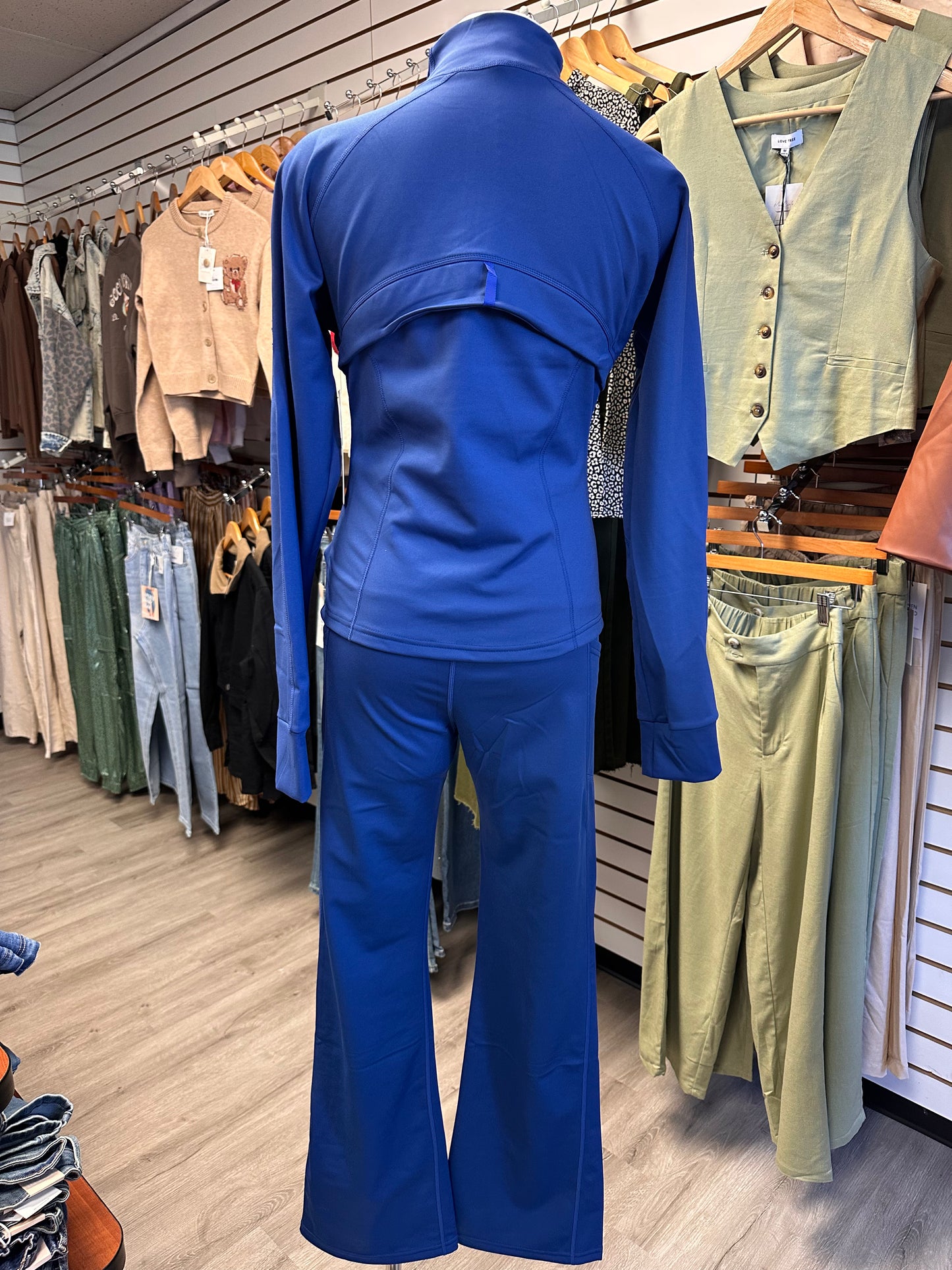 Royal Blue Fleece 2 Piece Set