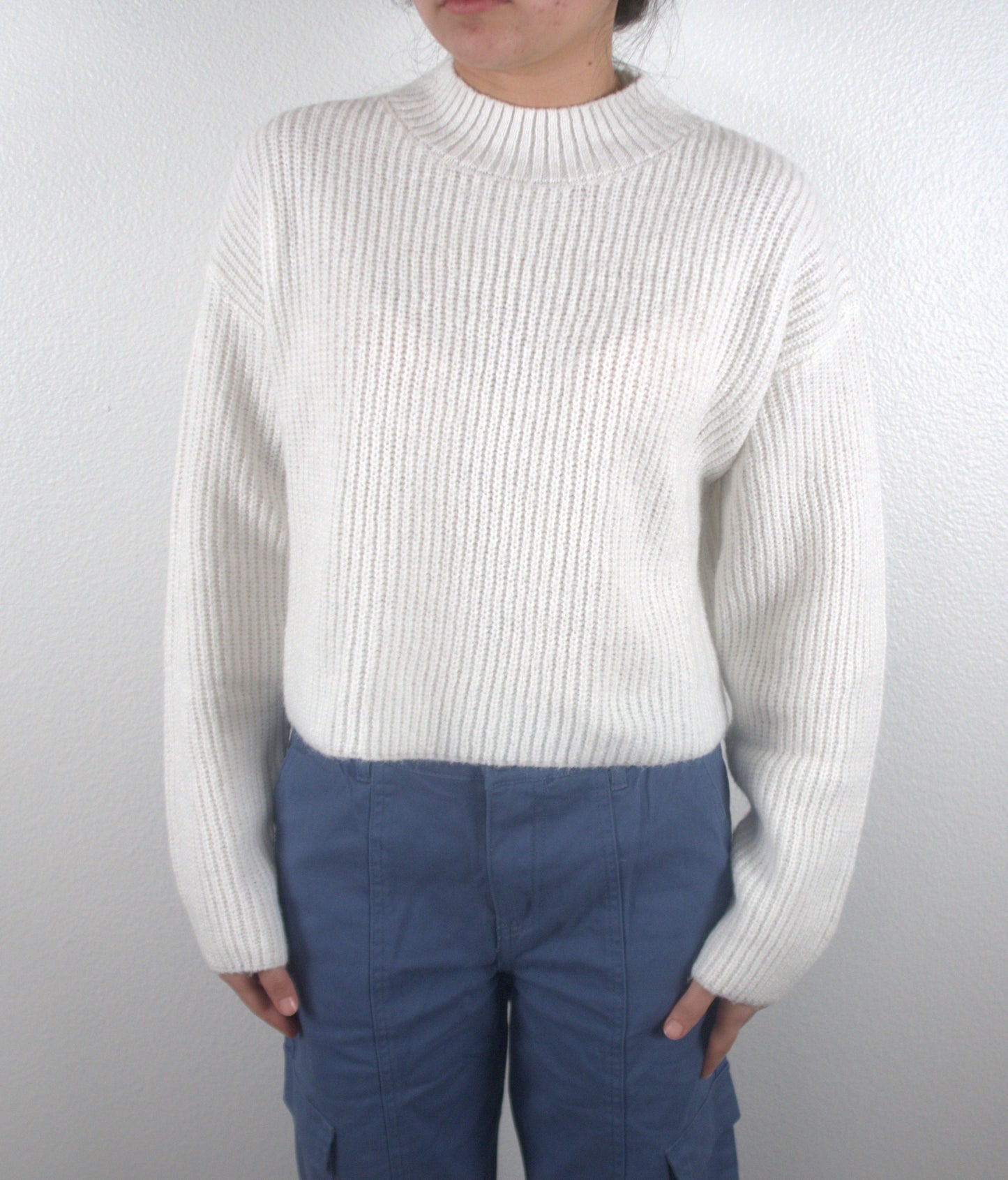 The Sweet Cropped Knit Sweater