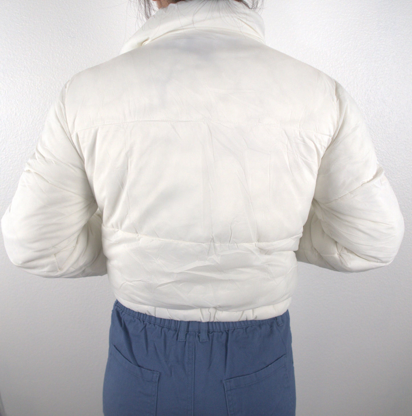 The Snow Queen White High Neck Puffer Jacket