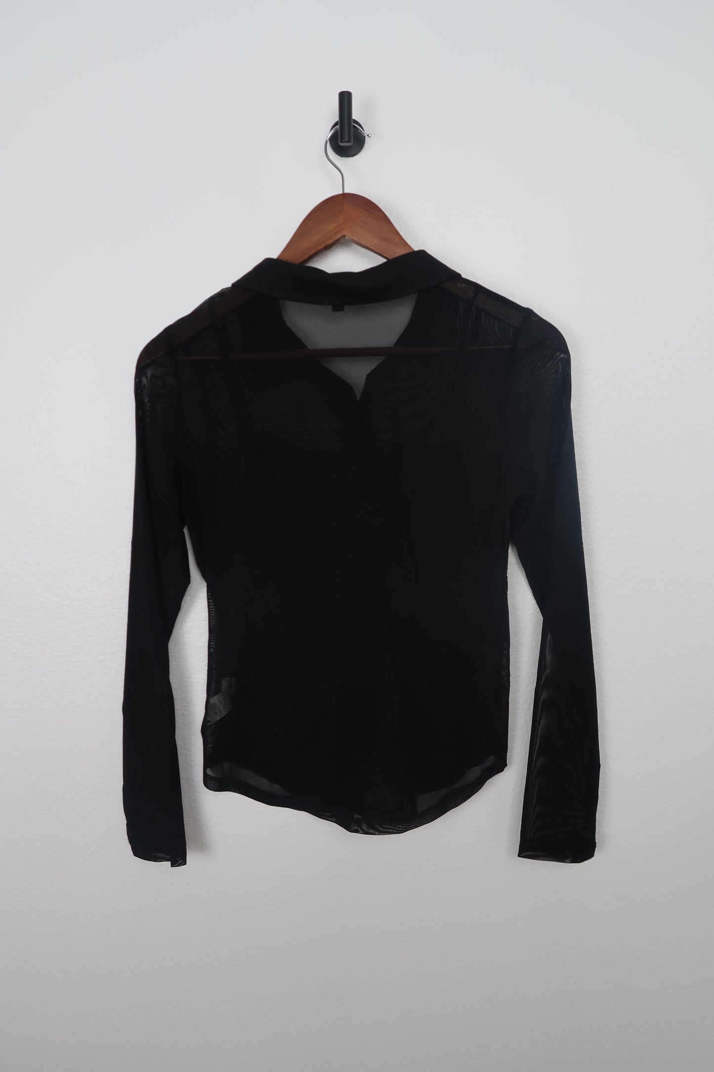 The Sheer Button Down Top