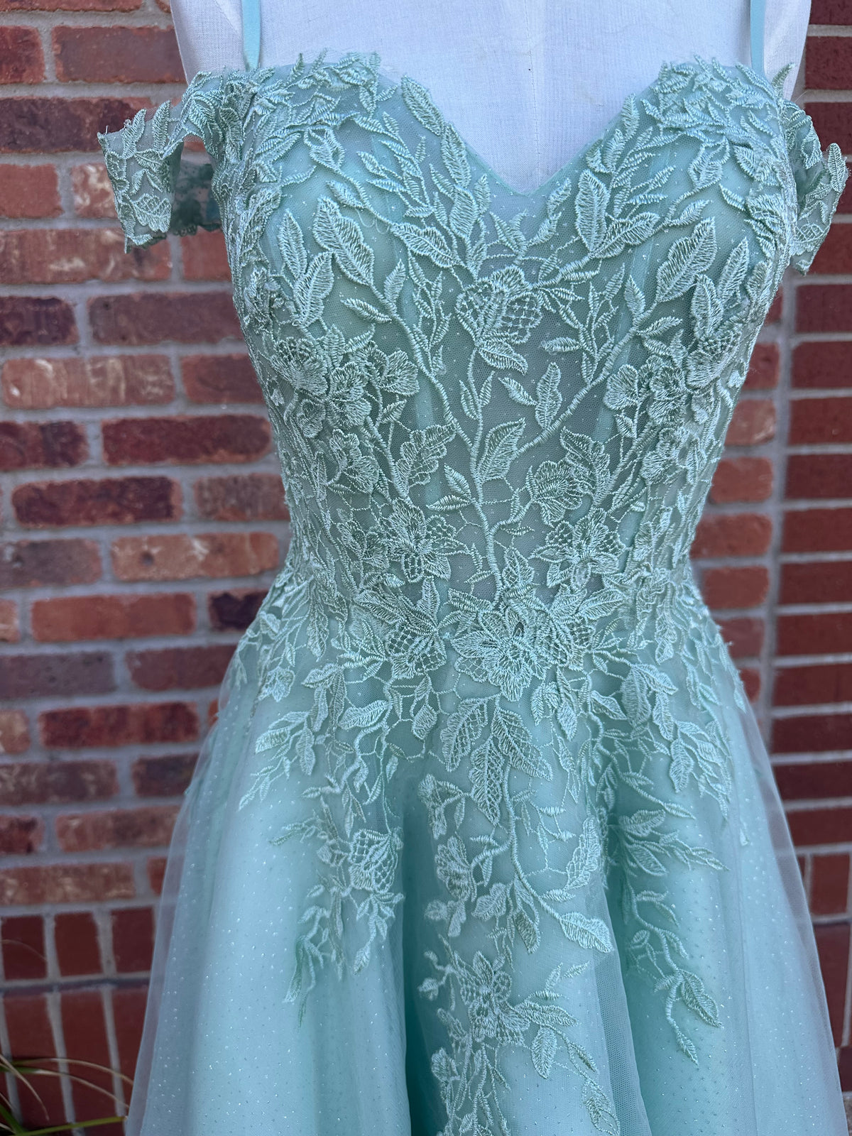 Sage Green Party Dress