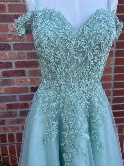 Sage Green Party Dress