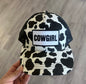 Cow Print Cowgirl Trucker Hat