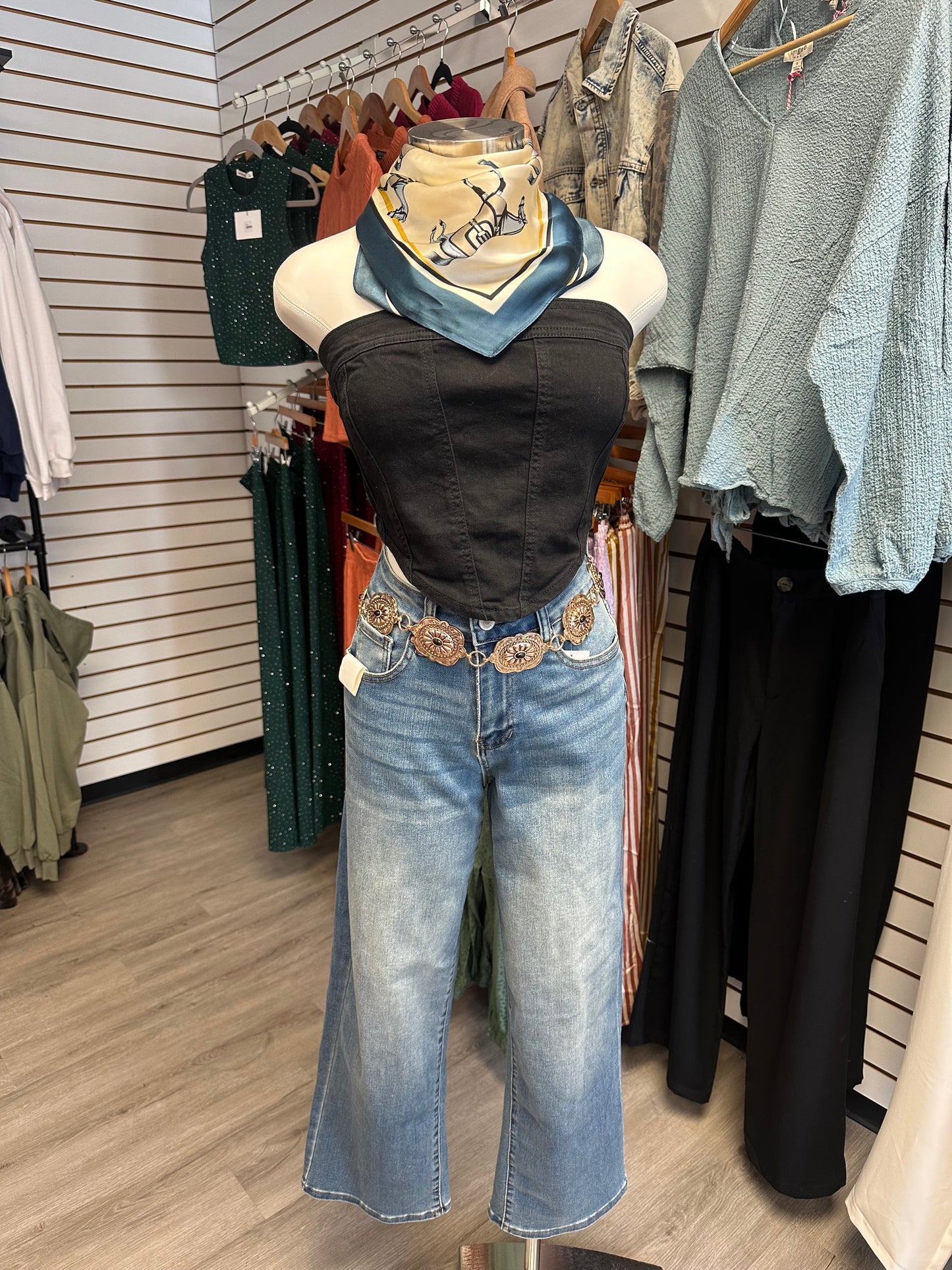 Satin Western Scarf