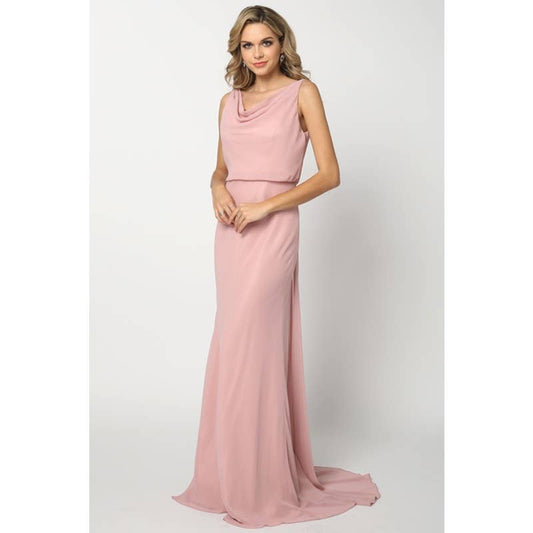 Sleeveless Chiffon Formal Dress