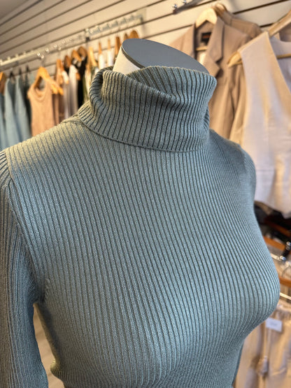 Ribbed Turtle Neck