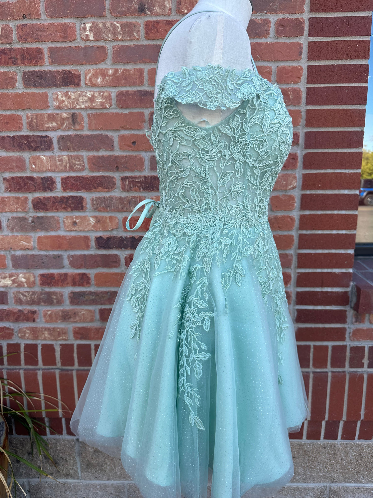Sage Green Party Dress