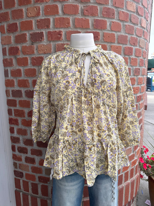 Floral Boho Blouse