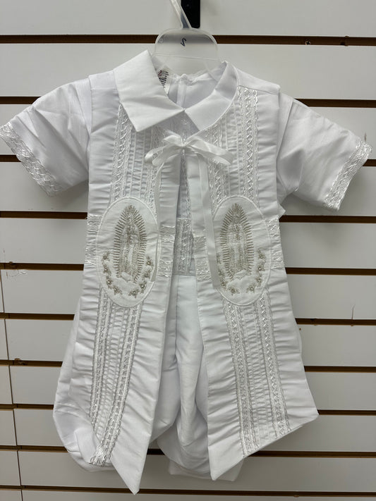 Traje de Bautizo-Niño con Virgen