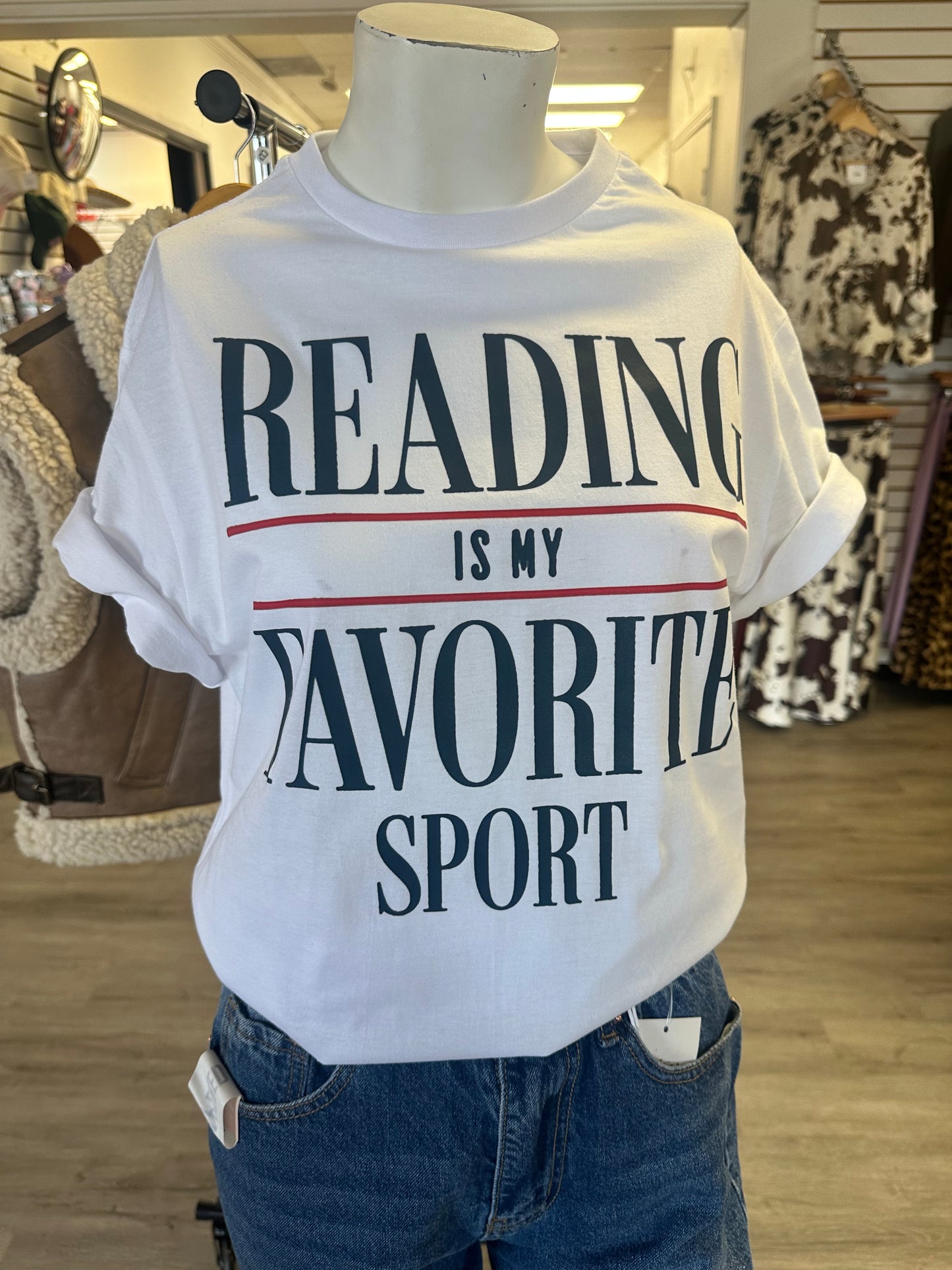Reading is my Favorite Sport T Shirt