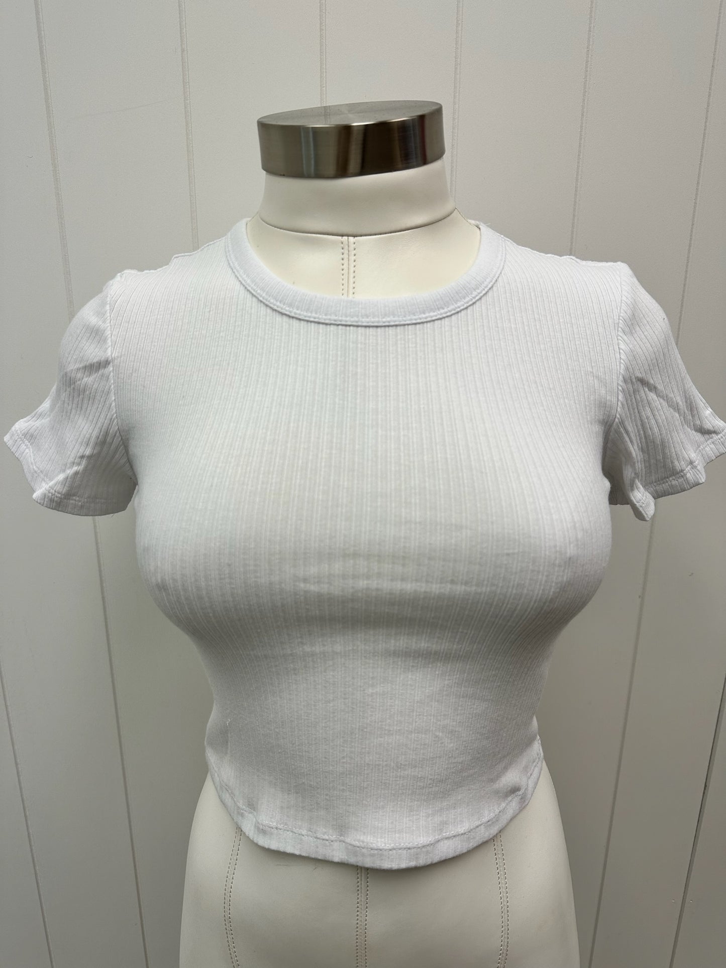 Ribbed Cropped Baby Tee