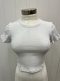 Ribbed Cropped Baby Tee