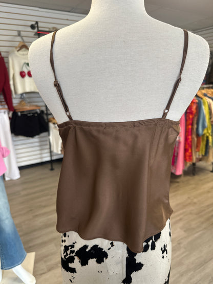 Lace Satin Camisole