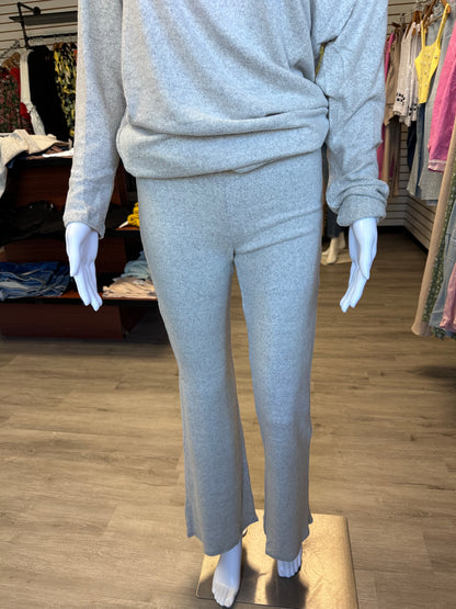 Gray Long Sleeve 2 Piece Lounge Set