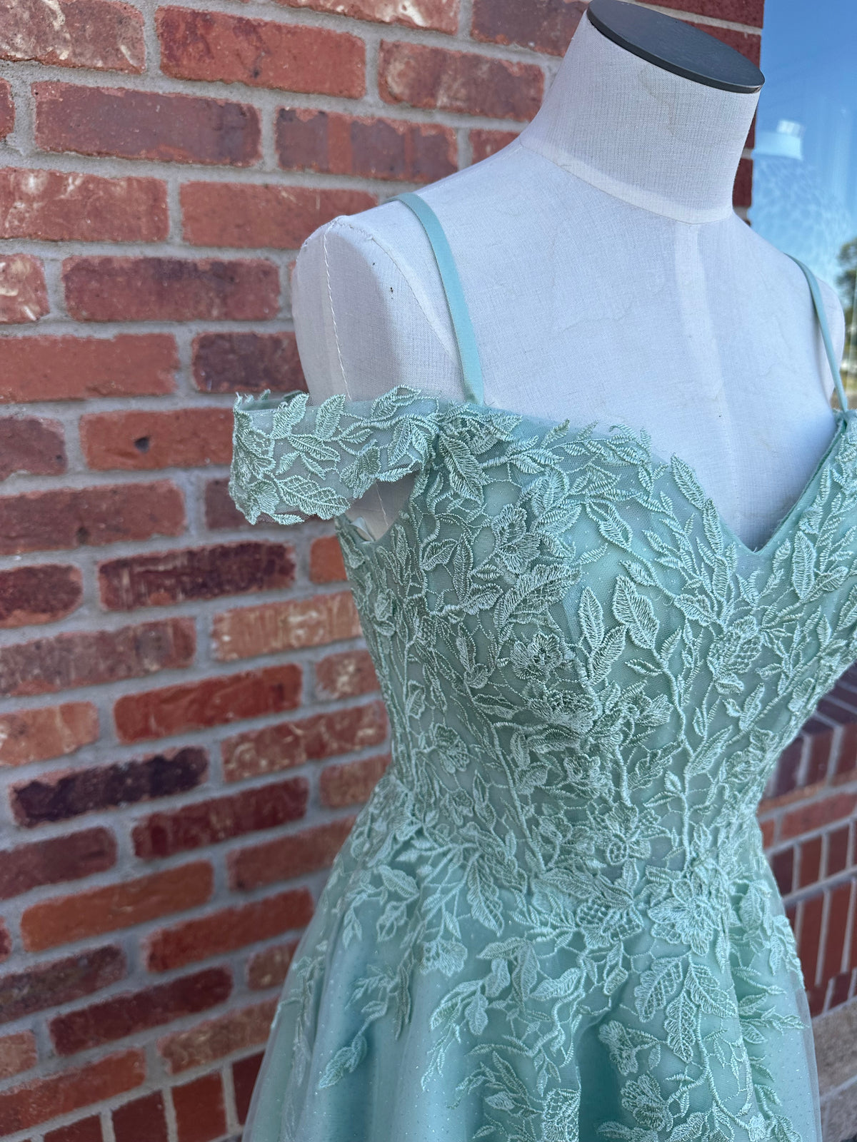Sage Green Party Dress