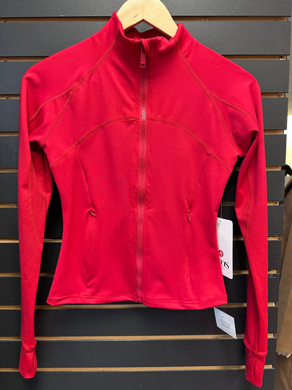Red Full Zip Jacket