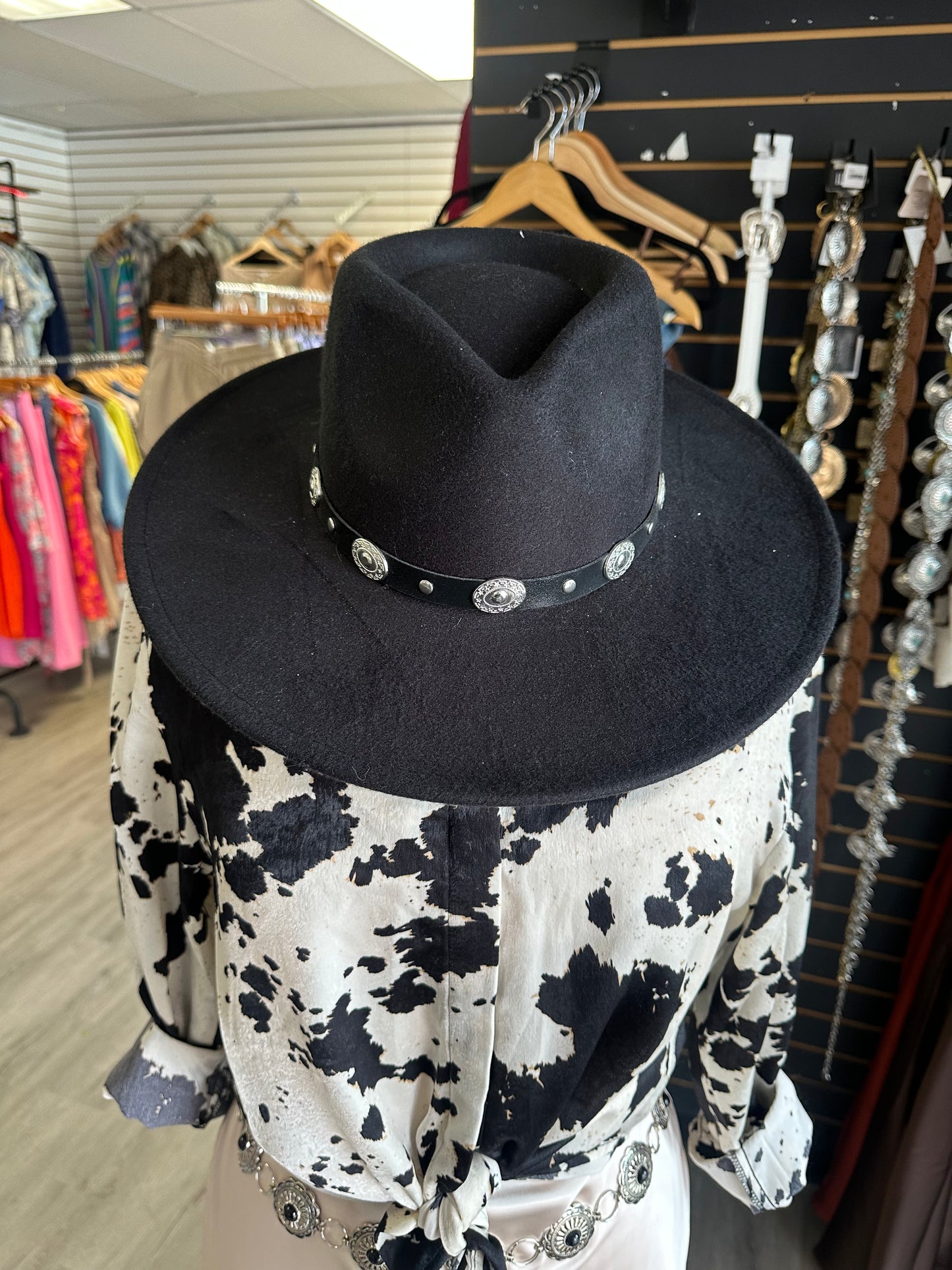 Black Western Felt Hat