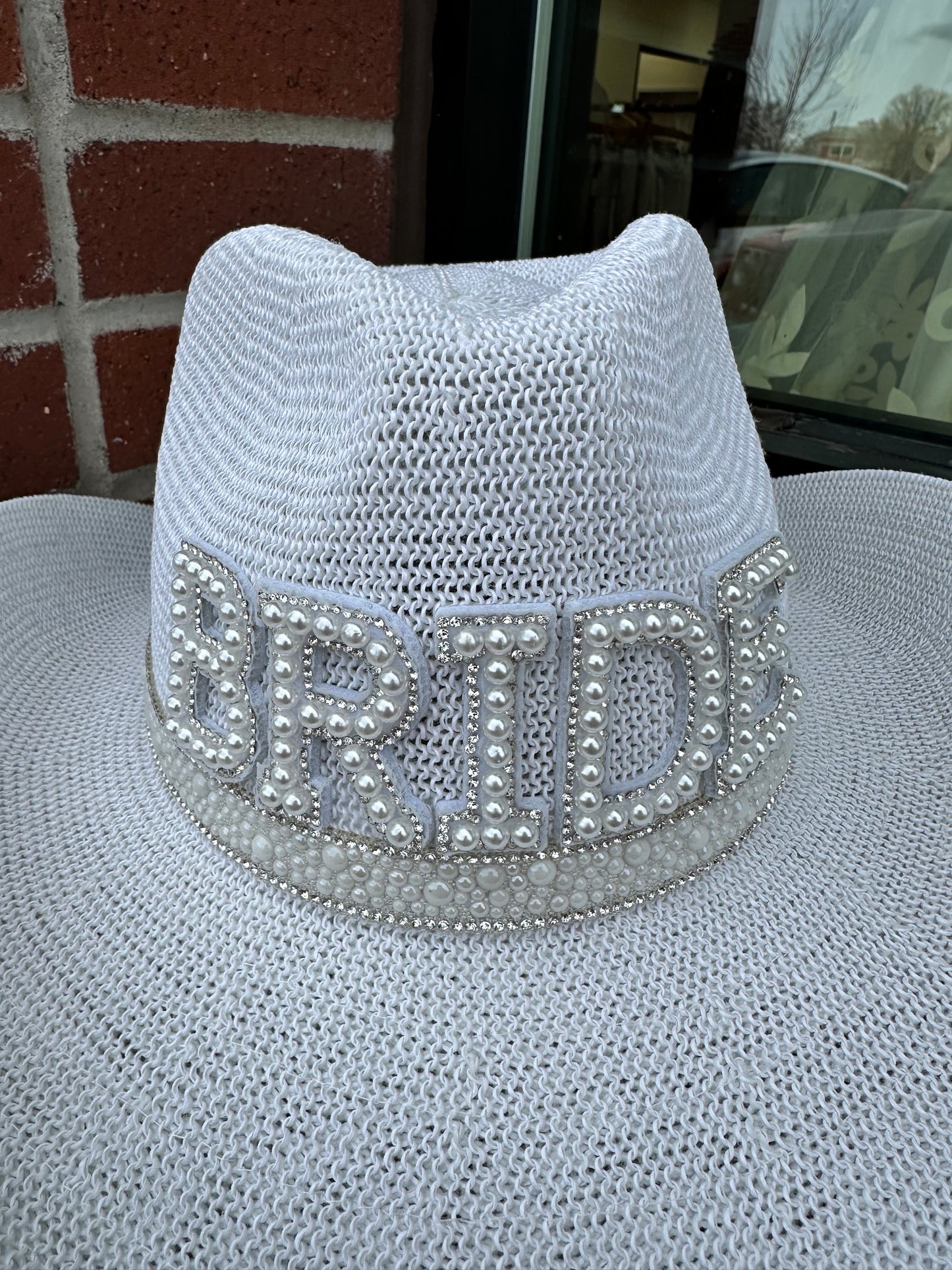Bride Woven Cowboy Hat