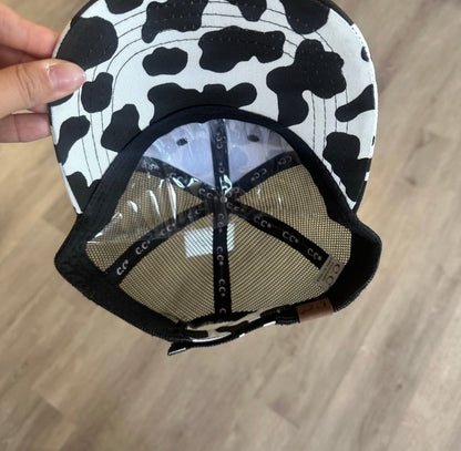 Cow Print Cowgirl Trucker Hat