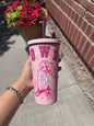 Pink Howdy Tumbler Cup