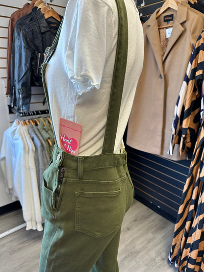 Umgee Olive Green Overalls