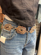 Gold & Black Western Belt