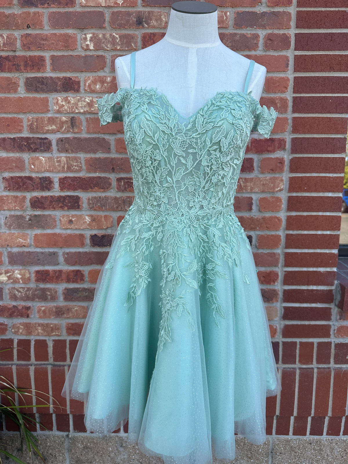 Sage Green Party Dress
