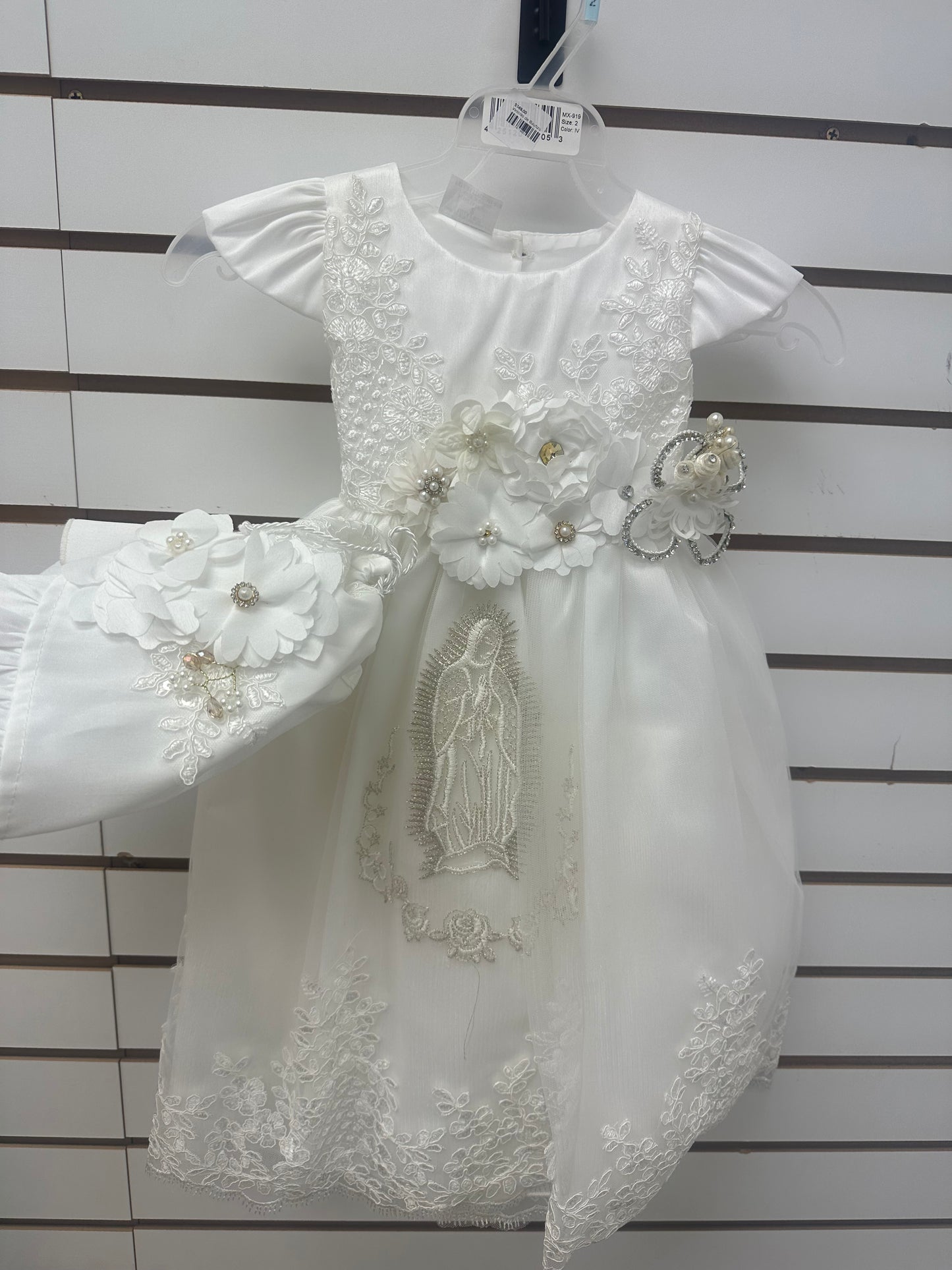Vestido de Niña- Bautizo con Virgen