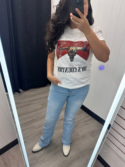 Raised on 90's Country Graphic T Shirt