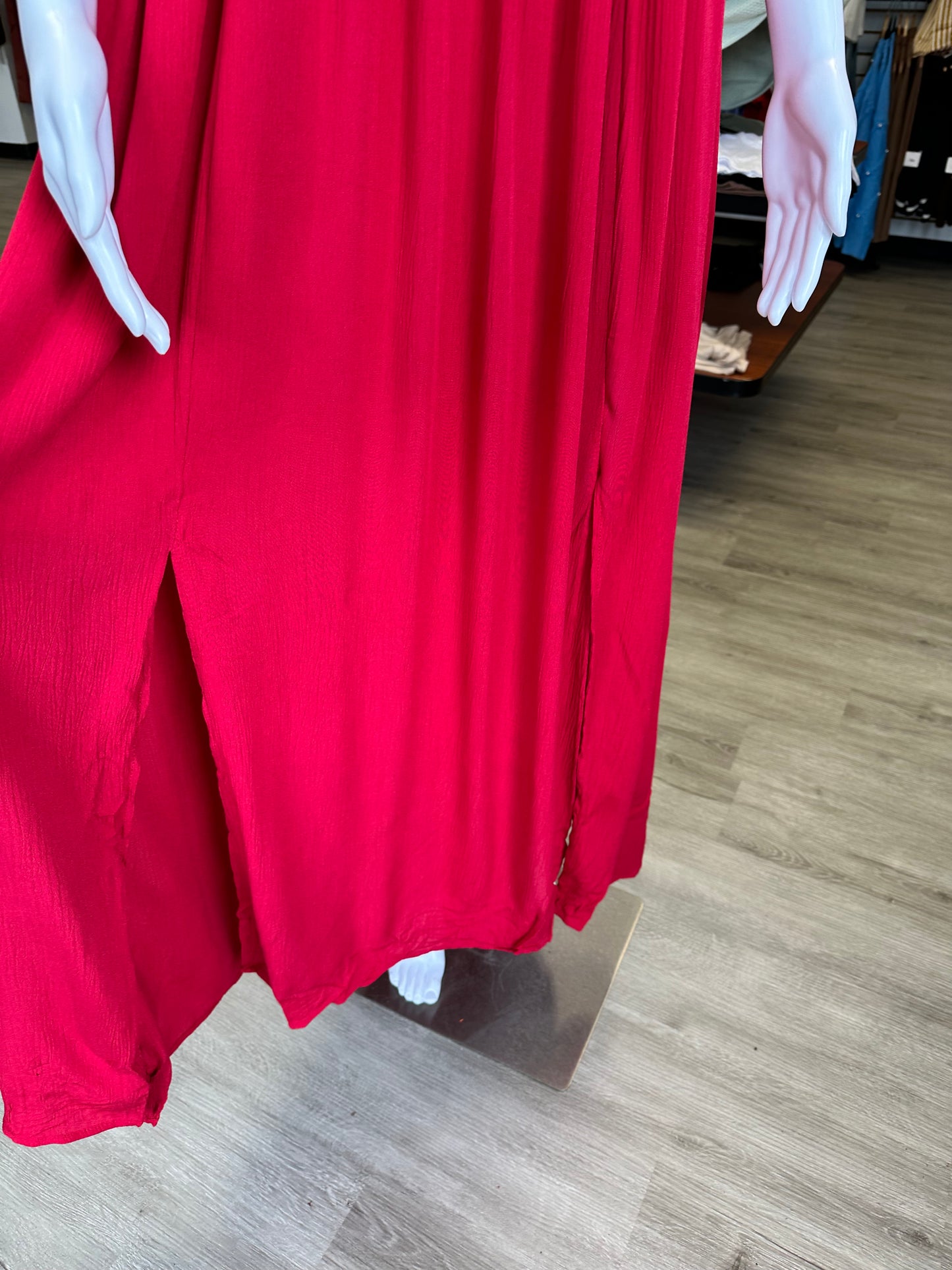 Lightweight V Neck Maxi Dress