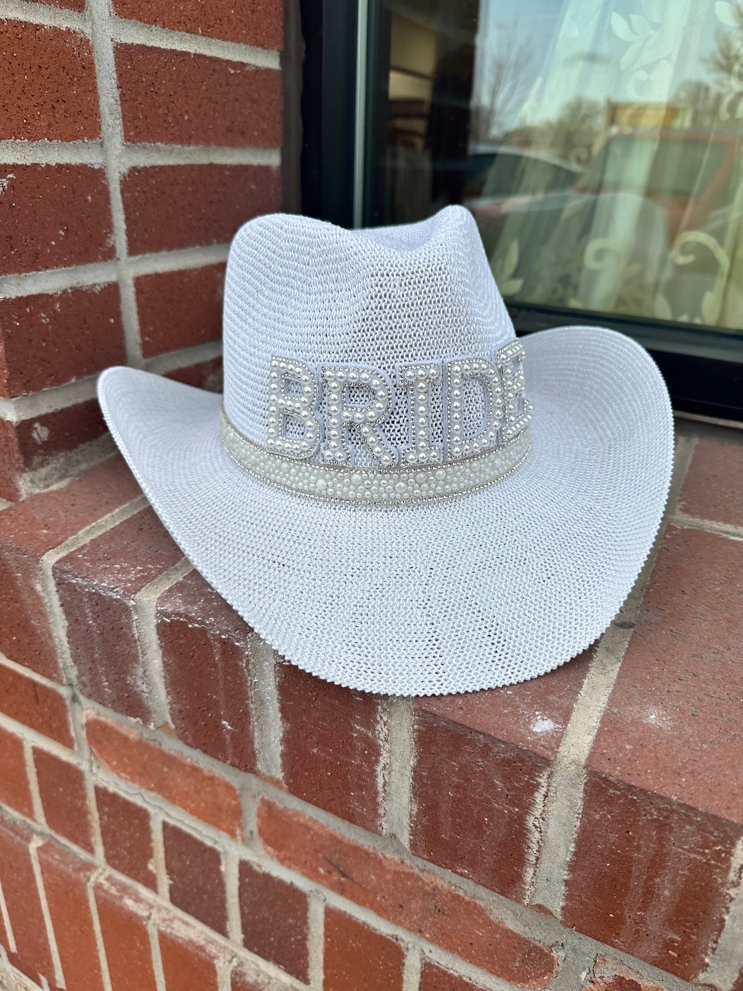 Bride Woven Cowboy Hat