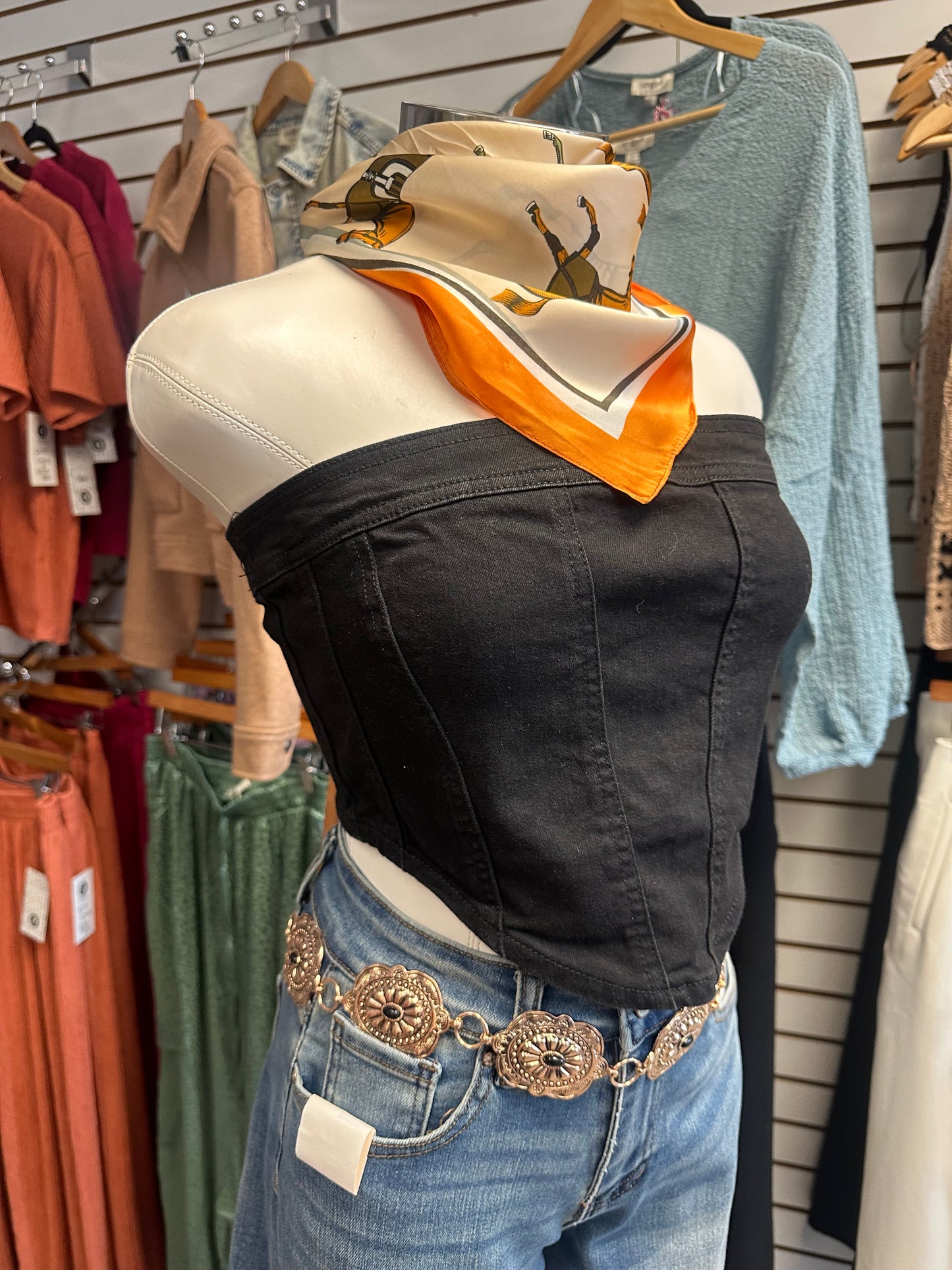 Satin Western Scarf