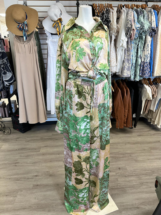 Tropical Satin Vacation Set