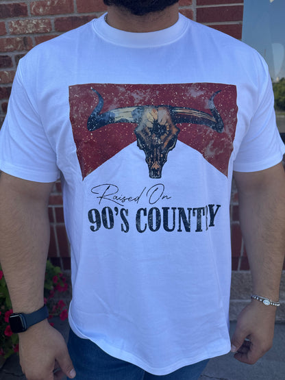 Raised on 90's Country Graphic T Shirt