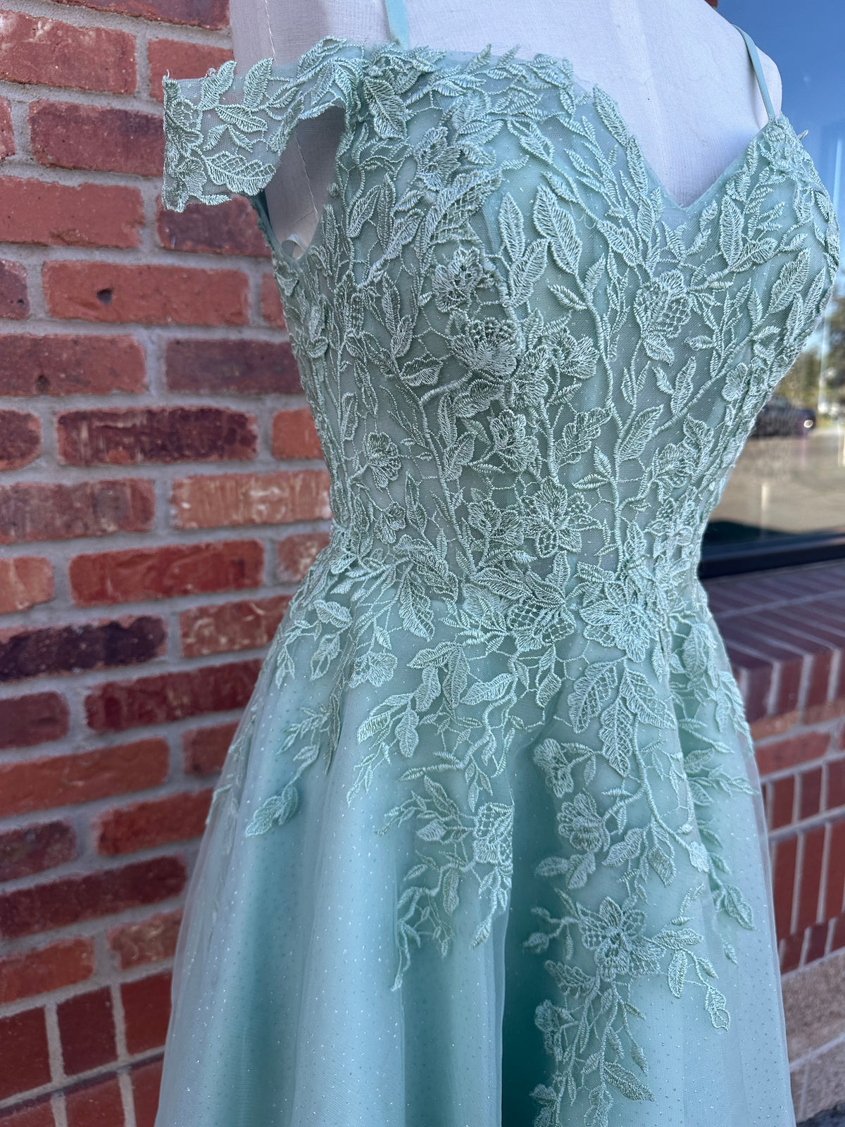 Sage Green Party Dress