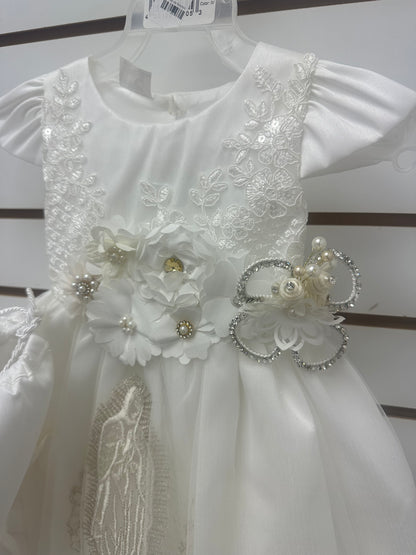 Vestido de Niña- Bautizo con Virgen