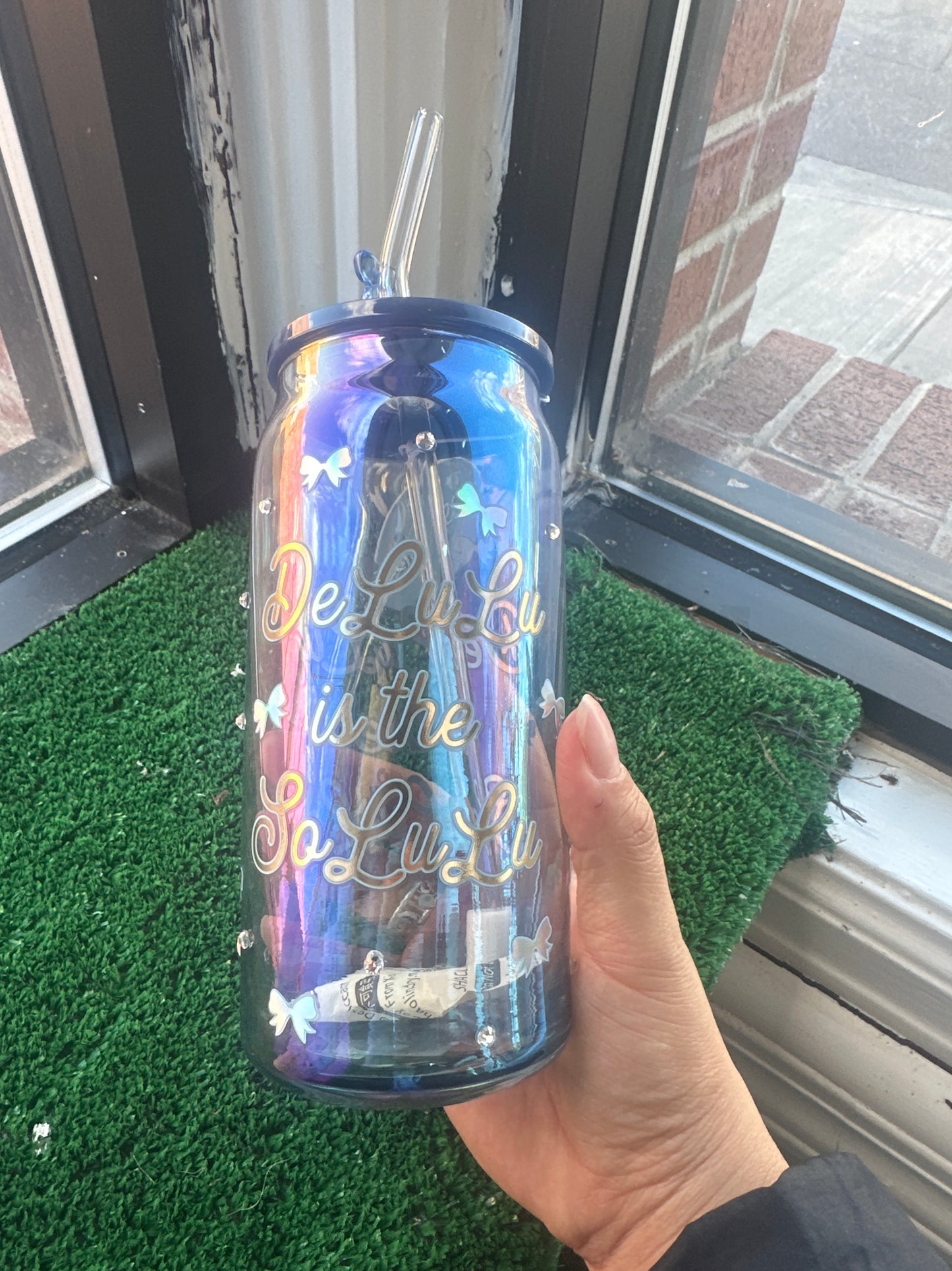 De LuLu is the So LuLu Glass Tumbler