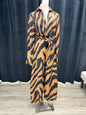 Safari Animal Pring Wide Leg Romper