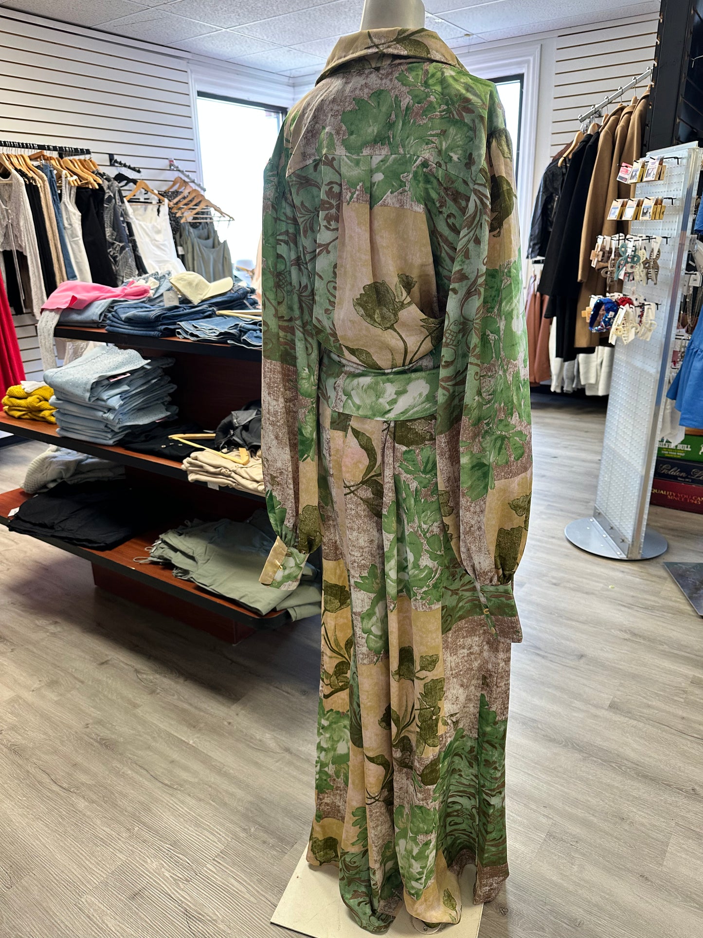 Green Multi Wide Leg Set