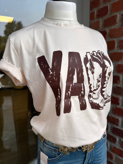 Y’all Western Boots T Shirt